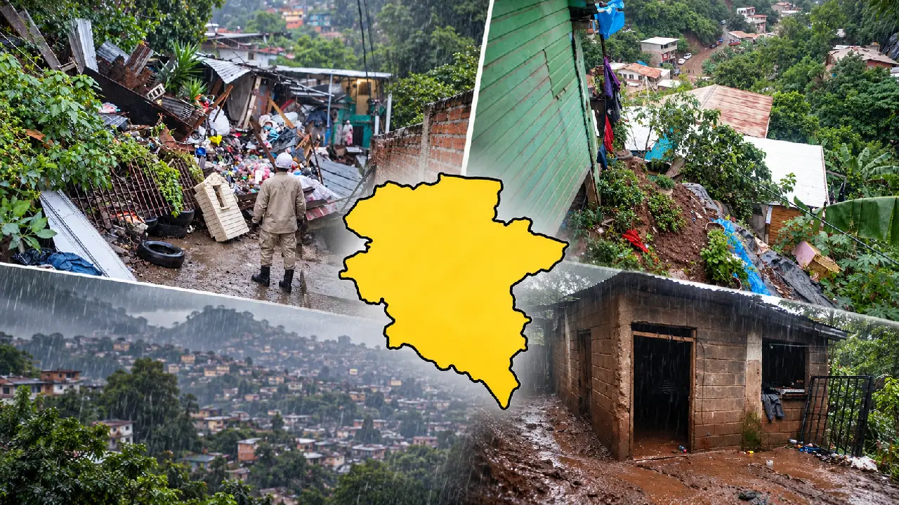 Distrito Central pasa a alerta amarilla por 48 horas ante riesgo de deslizamientos Imagen de Distrito Central pasa a alerta amarilla por 48 horas ante riesgo de deslizamientos