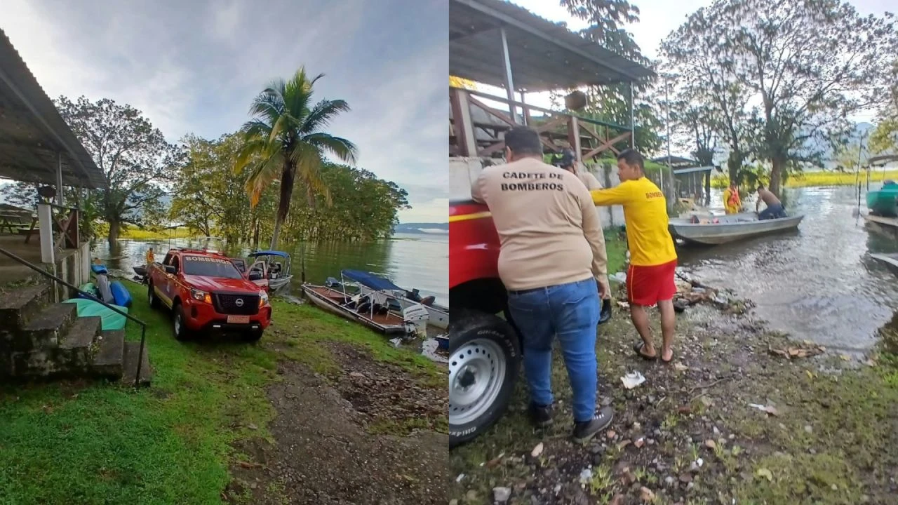 Tres hondureños y un nicaragüense desaparecen en el Lago de Yojoa Imagen de Tres hondureños y un nicaragüense desaparecen en el Lago de Yojoa