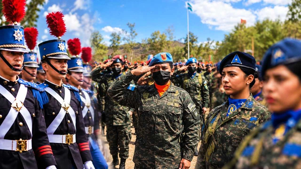 Honduras celebra a sus Fuerzas Armadas por un golpe de Estado de 1956 Imagen de Honduras celebra a sus Fuerzas Armadas por un golpe de Estado de 1956