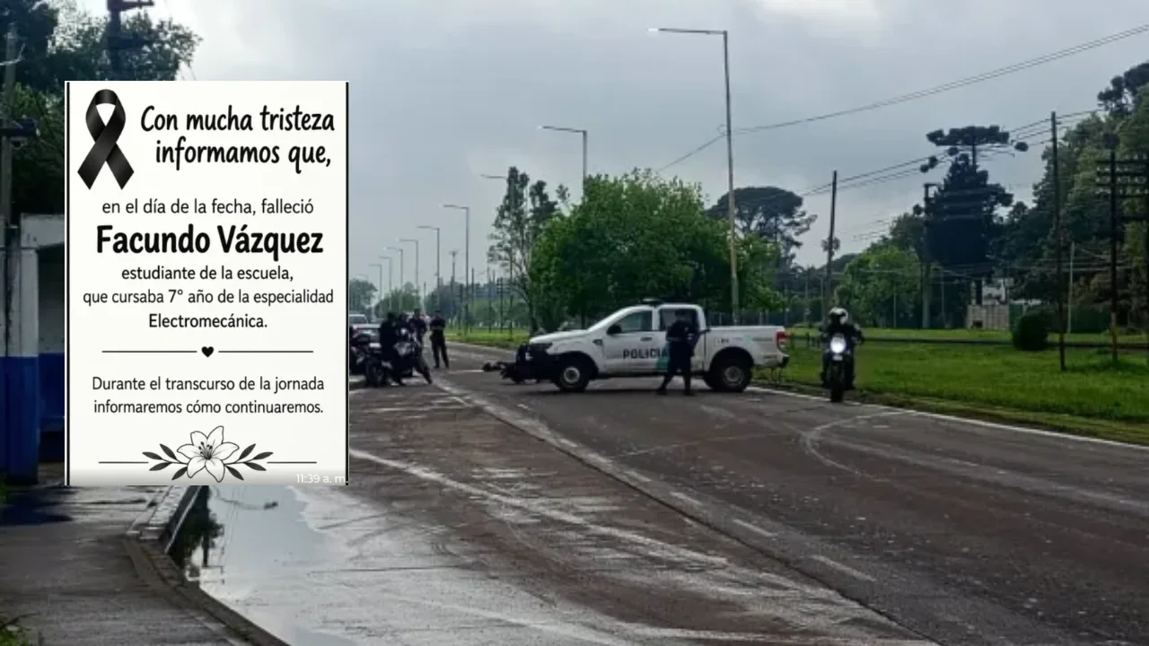 Facundo Vázquez muerte: Qué le pasó, accidente y causa de muerte del estudiante Imagen de Facundo Vázquez muerte: Qué le pasó, accidente y causa de muerte del estudiante