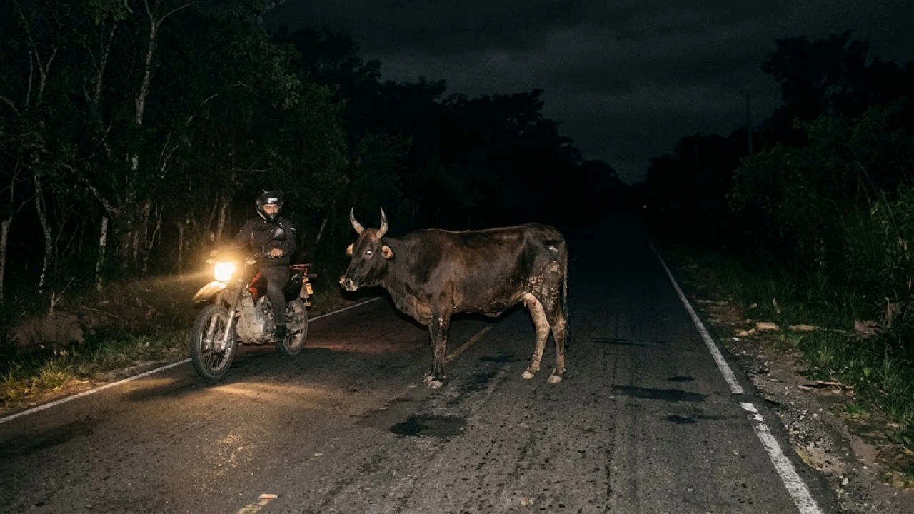 Hondureño pierde la vida al chocar contra una vaca en carretera de Yoro Imagen de Hondureño pierde la vida al chocar contra una vaca en carretera de Yoro