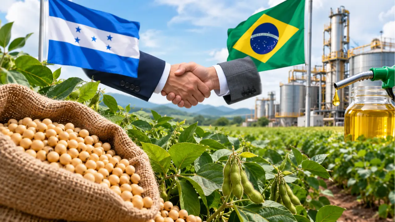 Honduras explora inversión con empresa brasileña para impulsar el cultivo de soya Imagen de Honduras explora inversión con empresa brasileña para impulsar el cultivo de soya