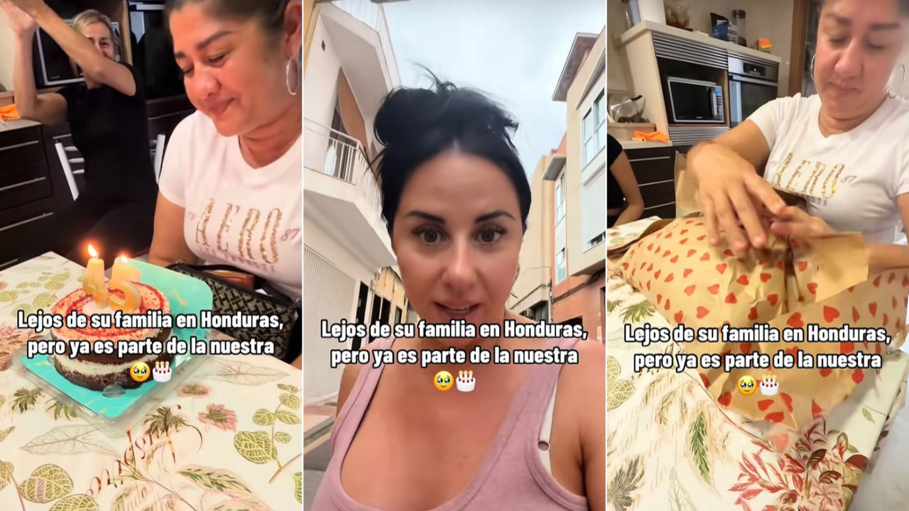 Imagen de VIDEO: Familia española celebra cumpleaños de hondureña