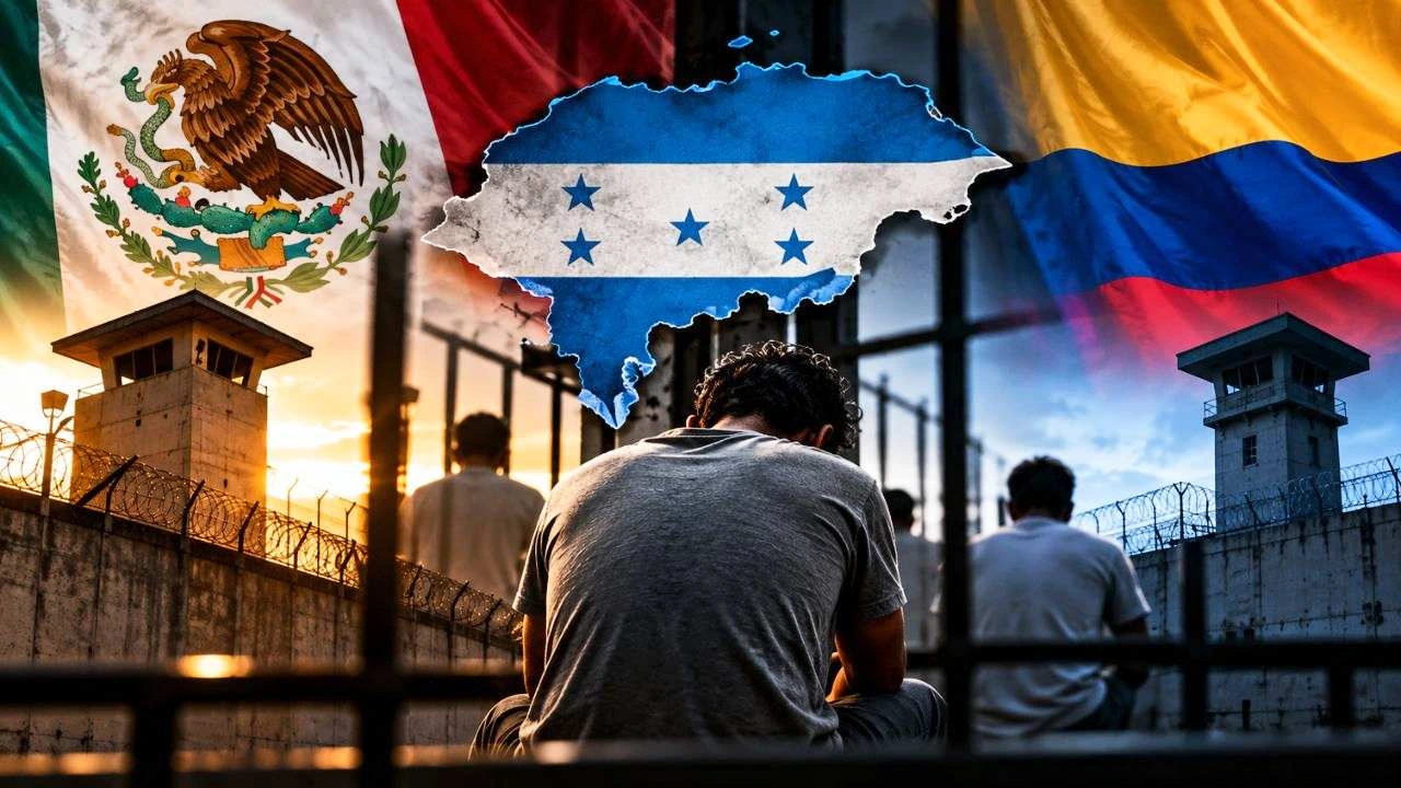 México reporta a 799 hondureños presos, mientras Colombia registra otros diez Imagen de México reporta a 799 hondureños presos, mientras Colombia registra otros diez