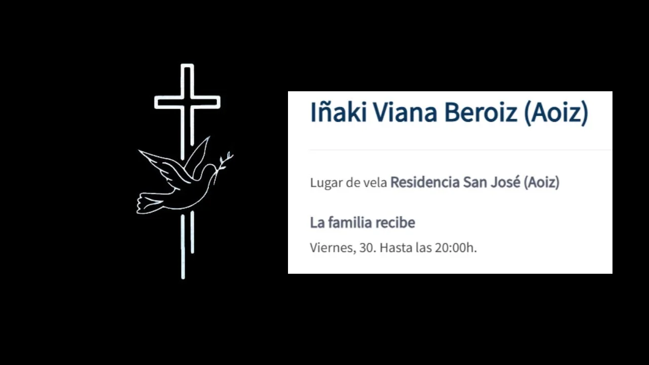 Iñaki Viana Beroiz, esquela: detalles de su fallecimiento y actos fúnebres Imagen de Iñaki Viana Beroiz, esquela: detalles de su fallecimiento y actos fúnebres