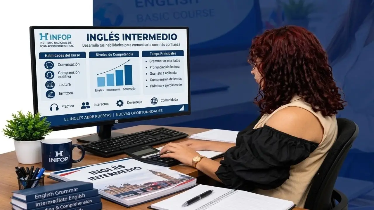 Infop abre inscripciones para curso virtual de inglés este octubre 2026: requisitos Imagen de Infop abre inscripciones para curso virtual de inglés este octubre 2026: requisitos