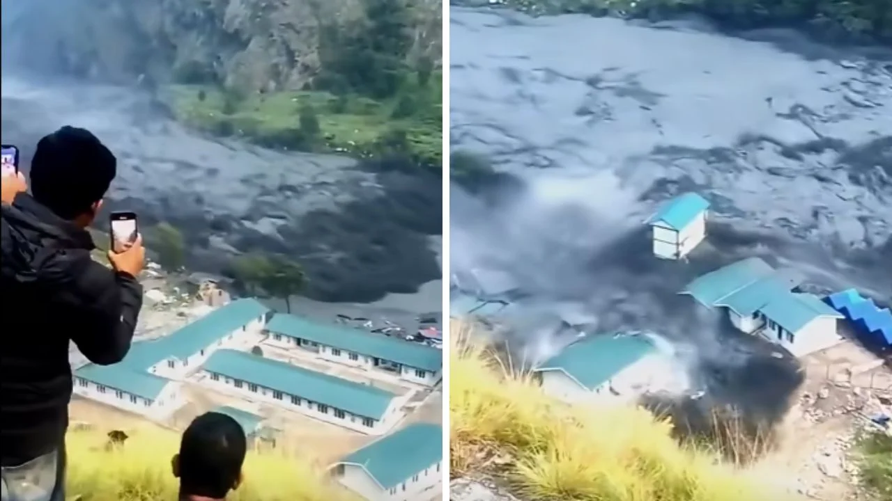 Imagen de Video: Pobladores se salvan de repentina inundación