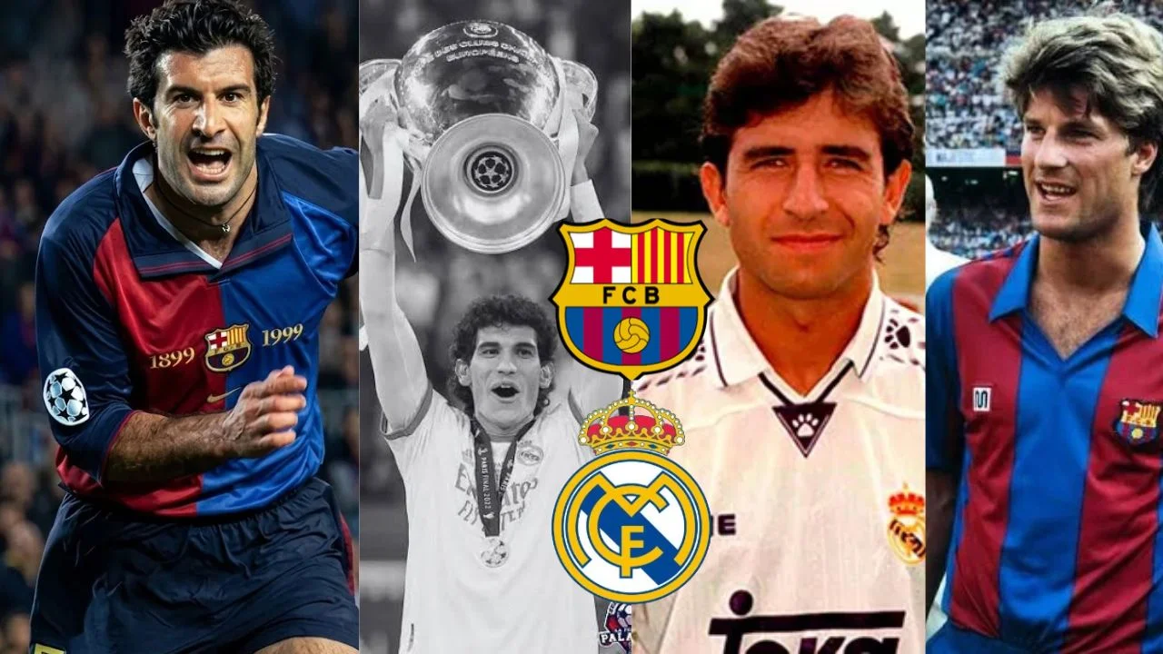 Jugadores que pasaron del Barcelona al Real Madrid y fueron considerados 'traidores' Imagen de Jugadores que pasaron del Barcelona al Real Madrid y fueron considerados 'traidores'
