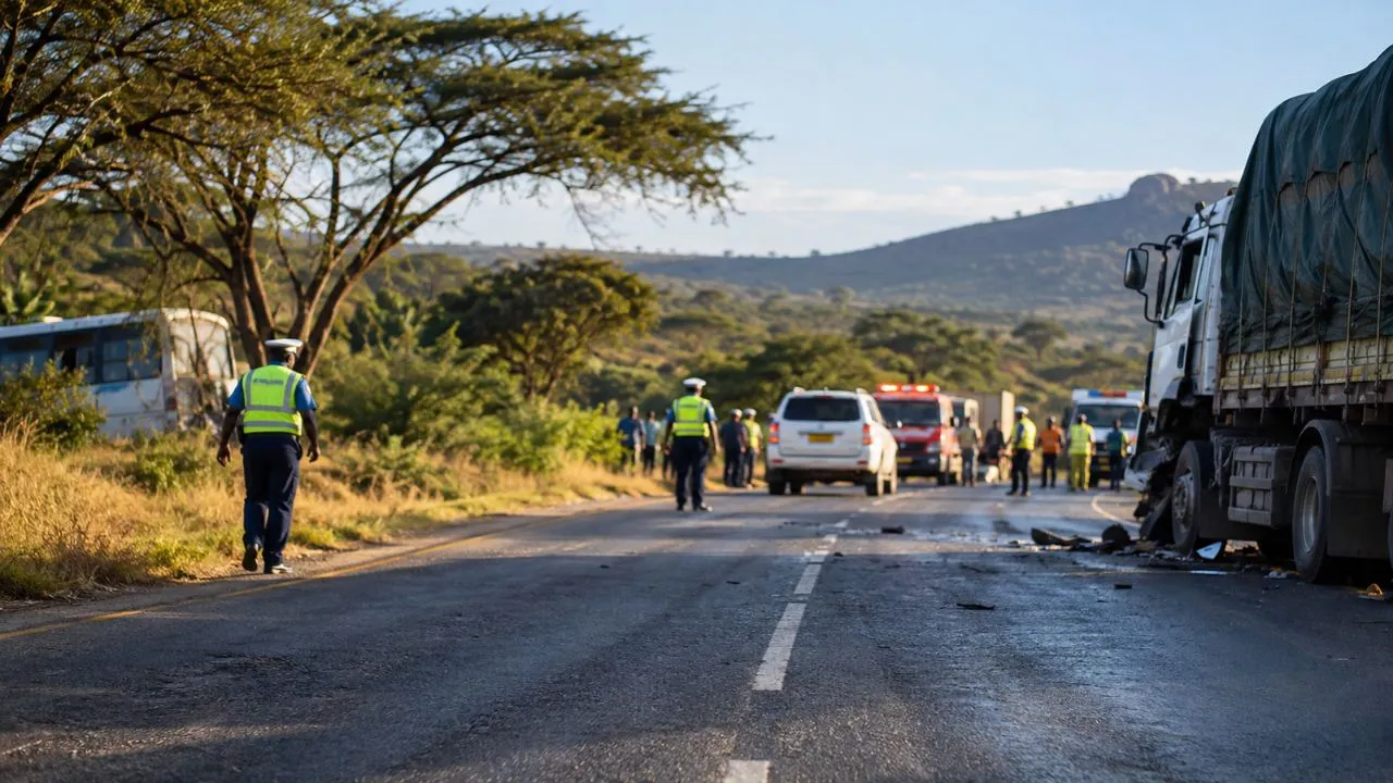 Choque de autobús deja 22 muertos cuando regresaban de un funeral Imagen de Choque de autobús deja 22 muertos cuando regresaban de un funeral