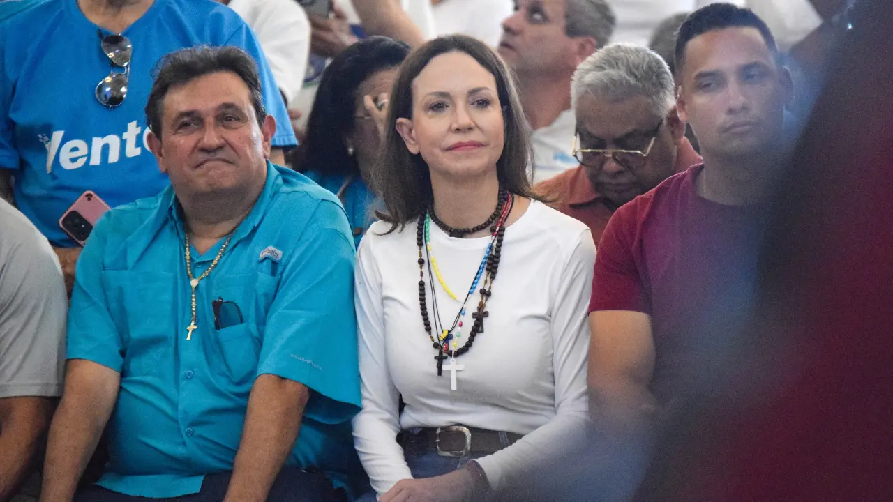 'Estoy con ustedes': María Corina Machado regresa a Venezuela Imagen de 'Estoy con ustedes': María Corina Machado regresa a Venezuela