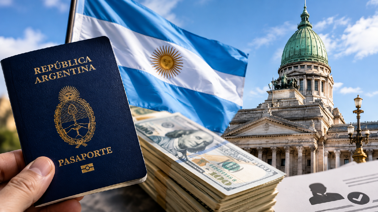 ¿Quieres ser argentino? Gobierno dará ciudadanía a quienes paguen L10 millones Imagen de ¿Quieres ser argentino? Gobierno dará ciudadanía a quienes paguen L10 millones