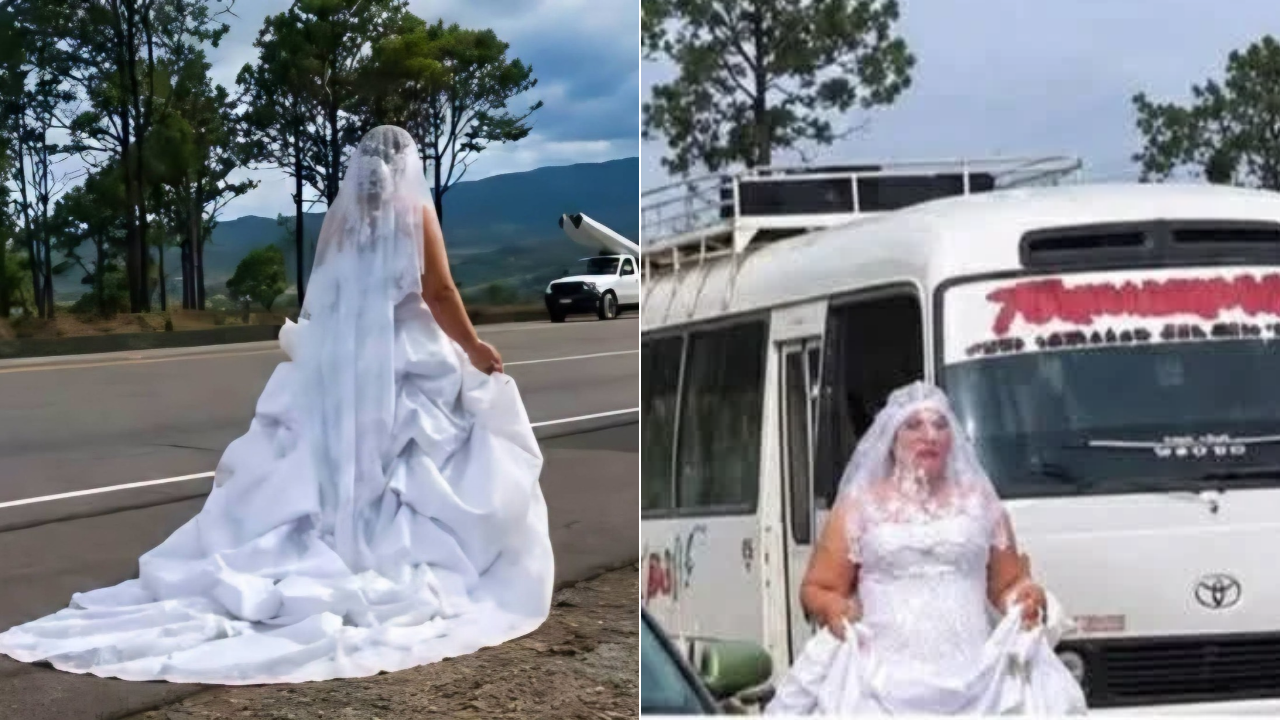 VIDEO: Hondureña 'rompe el silencio' tras aparecer vestida de novia en la CA-5 Imagen de VIDEO: Hondureña 'rompe el silencio' tras aparecer vestida de novia en la CA-5