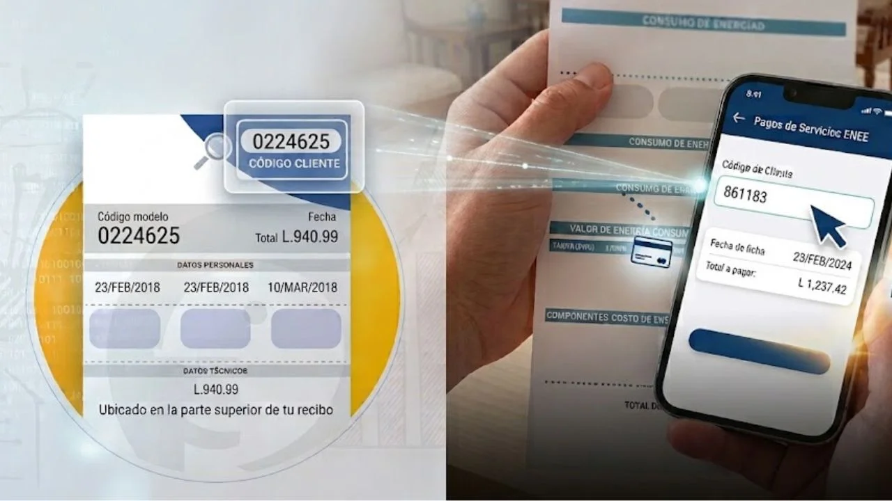 Obtener clave de cliente y factura digital de la ENEE: pasos desde el celular Imagen de Obtener clave de cliente y factura digital de la ENEE: pasos desde el celular