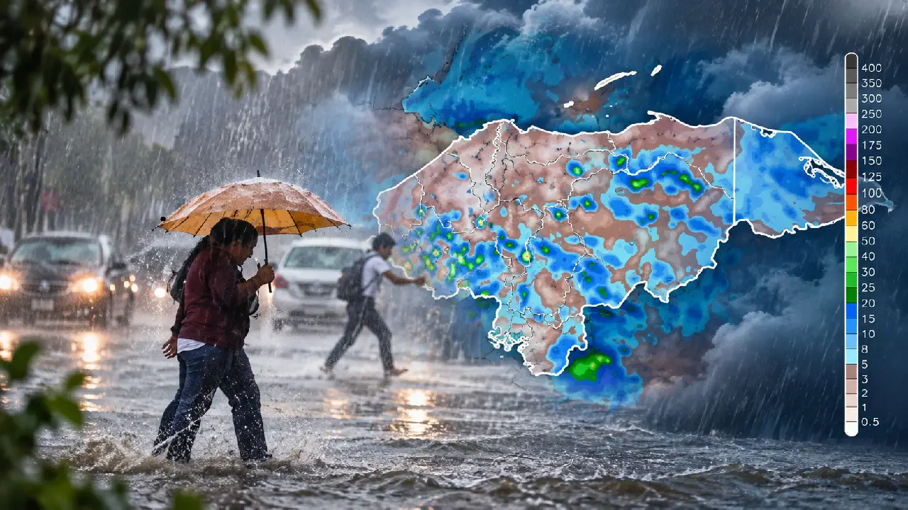 Onda tropical en Honduras: tres regiones tendrán mayores acumulados de lluvia Imagen de Onda tropical en Honduras: tres regiones tendrán mayores acumulados de lluvia