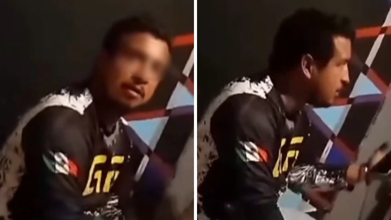 Imagen de ¡Ay, me asustaste! Hombre es sorprendido por su pareja en presunta infidelidad