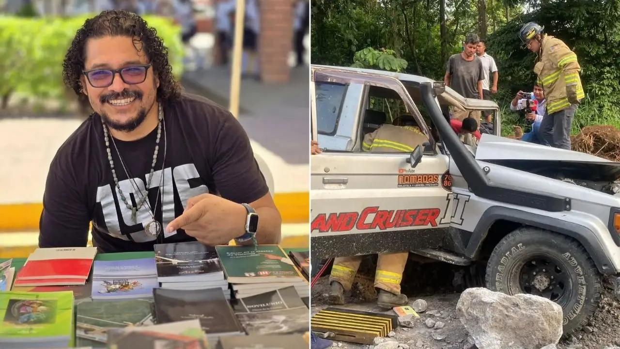 Accidente en la CA-5 deja un muerto y tres heridos, incluido un reconocido escritor Imagen de Accidente en la CA-5 deja un muerto y tres heridos, incluido un reconocido escritor