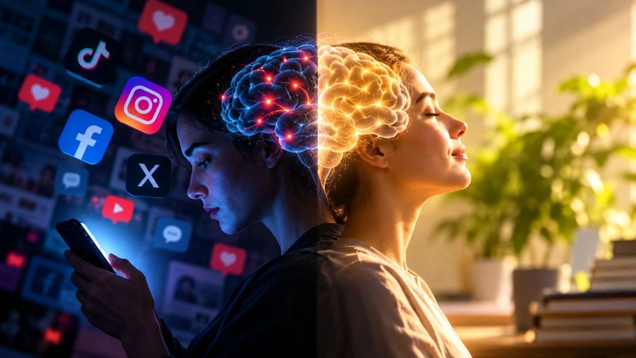¿Qué le pasa a tu cerebro si abandonas las redes sociales siete días? Imagen de ¿Qué le pasa a tu cerebro si abandonas las redes sociales siete días?