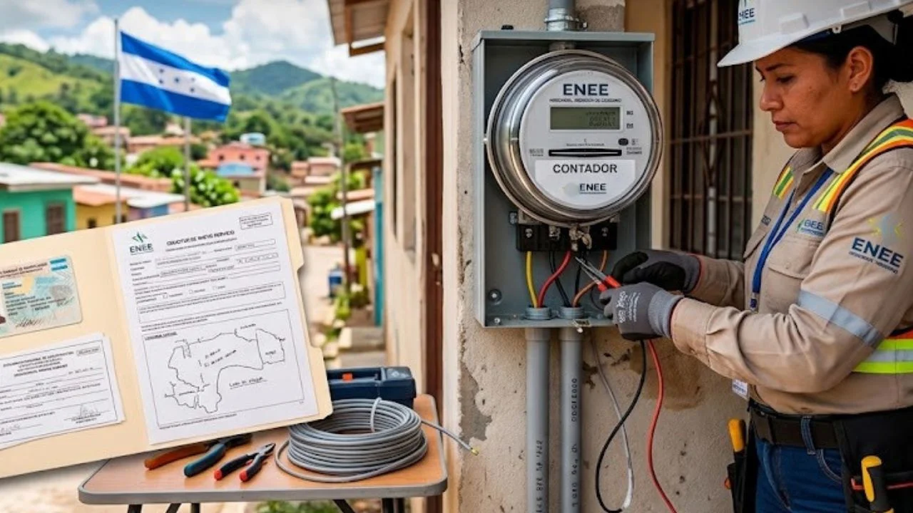 Imagen de Requisitos para solicitar un nuevo contador de la ENEE en Honduras: paso a paso