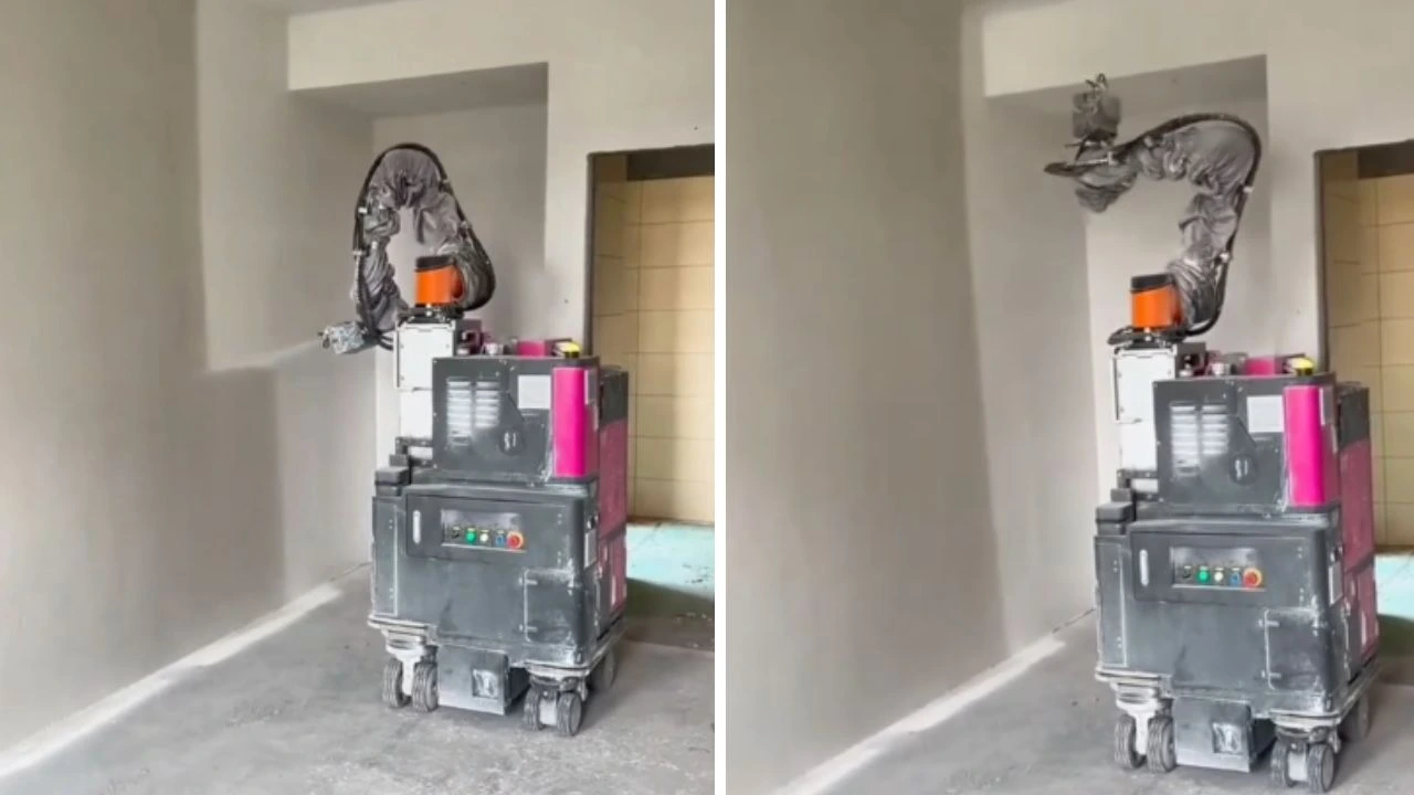 Sin trabajadores: China ya tiene un robot que pinta paredes 24/7 Imagen de Sin trabajadores: China ya tiene un robot que pinta paredes 24/7