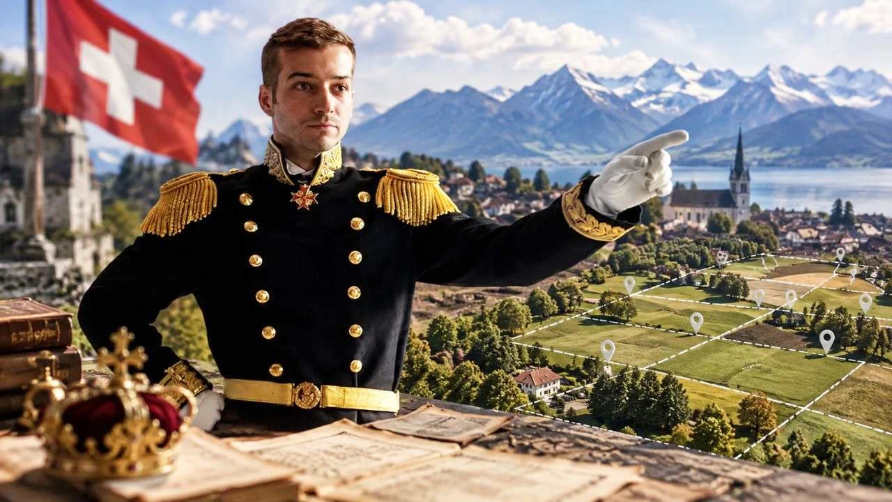Se proclamó rey y conquistó 149 terrenos sin comprarlos en Suiza Imagen de Se proclamó rey y conquistó 149 terrenos sin comprarlos en Suiza