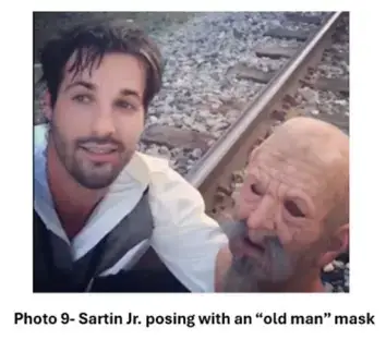  David Sartin, Jr., el hombre que usaba mascara de anciano para robar bancos en Florida