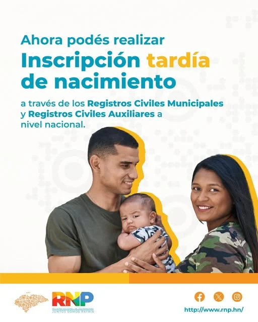 plazo de inscripción de un recién nacido