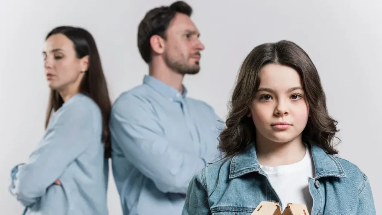 Foto de padres y una hija