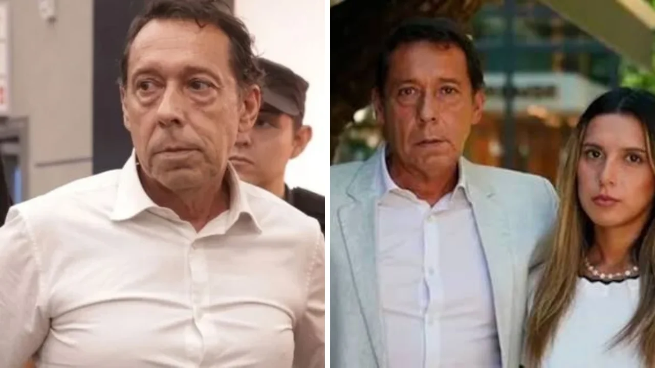 Collage de fotos de Mariano Ernesto Páez, padre de la abogada argentina Agostina Páez