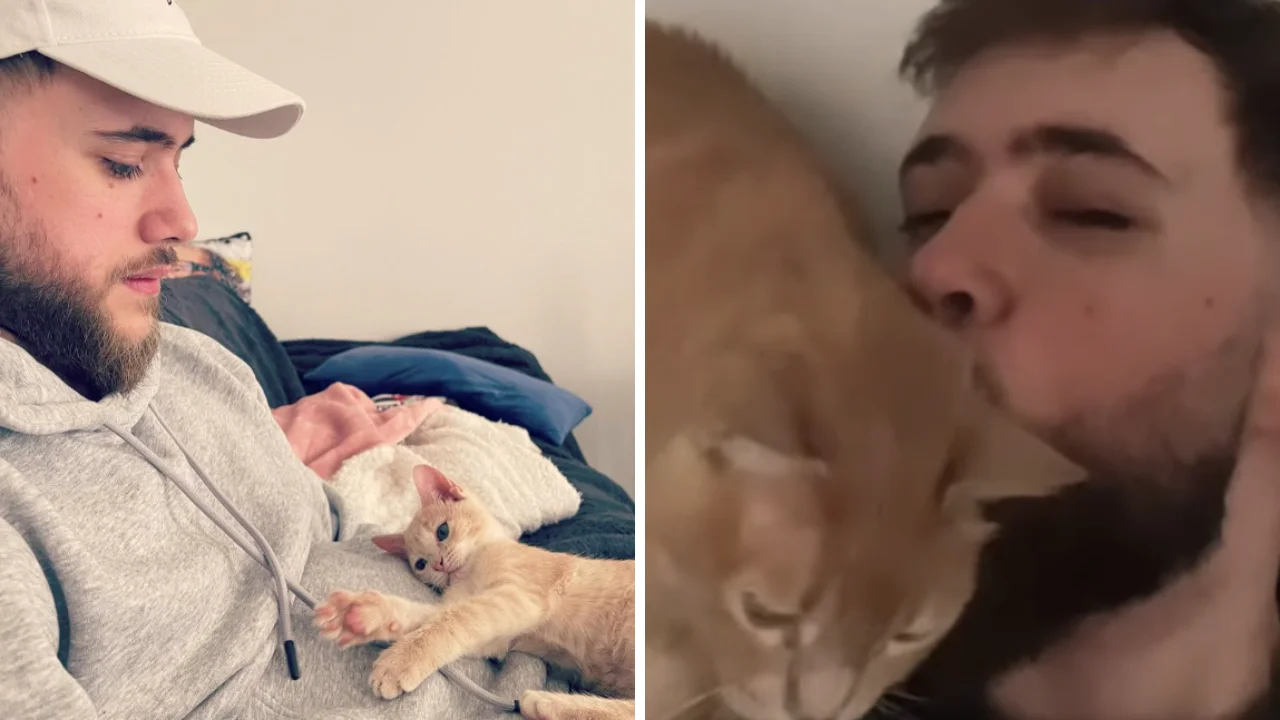 Fotos de Carola y su gata Pituti