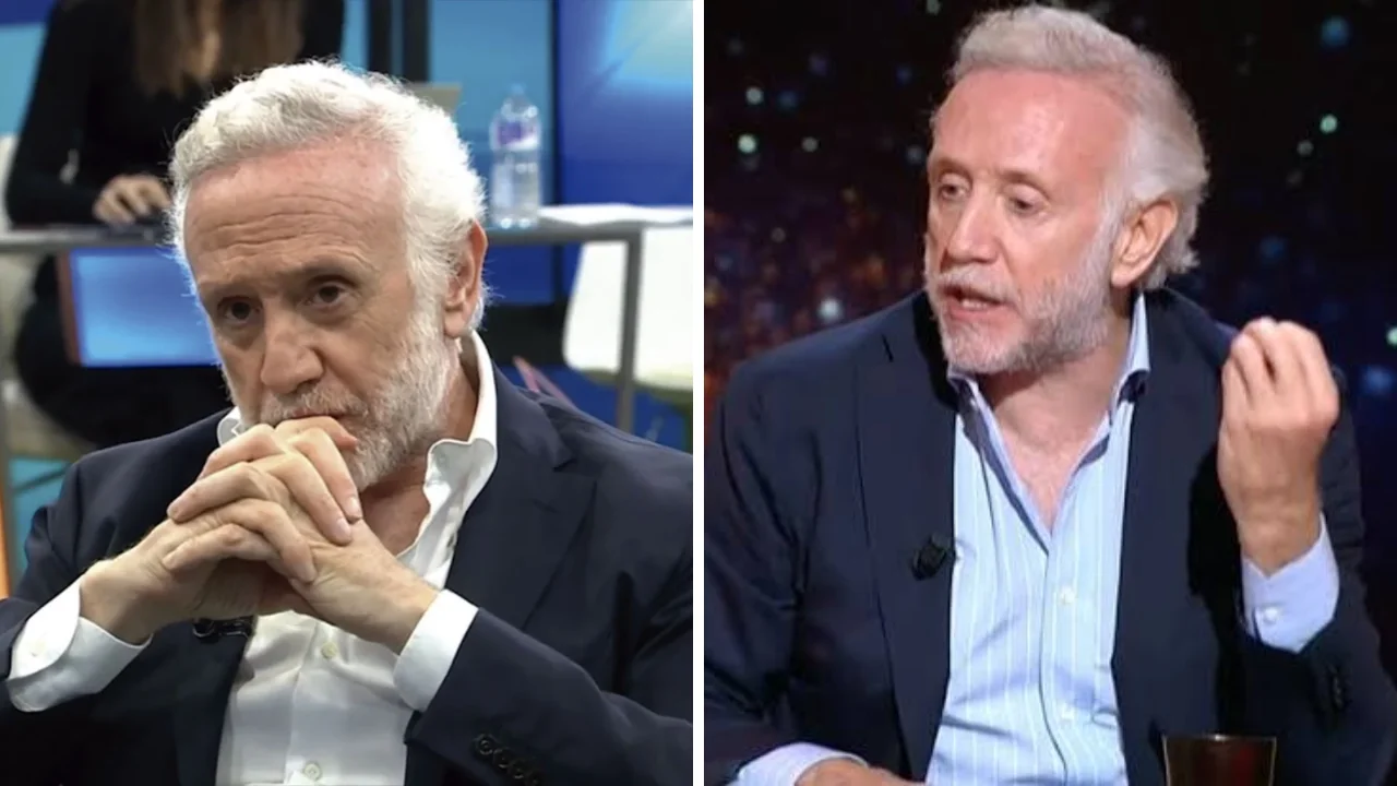 Collage de fotos de Eduardo Inda, fundador y director de OKDIARIO,
