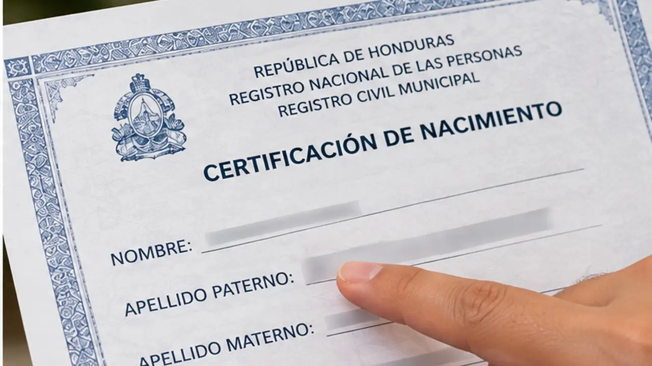 Quitar el apellido paterno en Honduras
