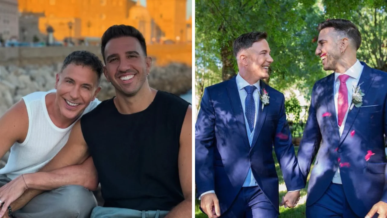 Collage de fotos de Raúl Triguero con Marcos Rubio