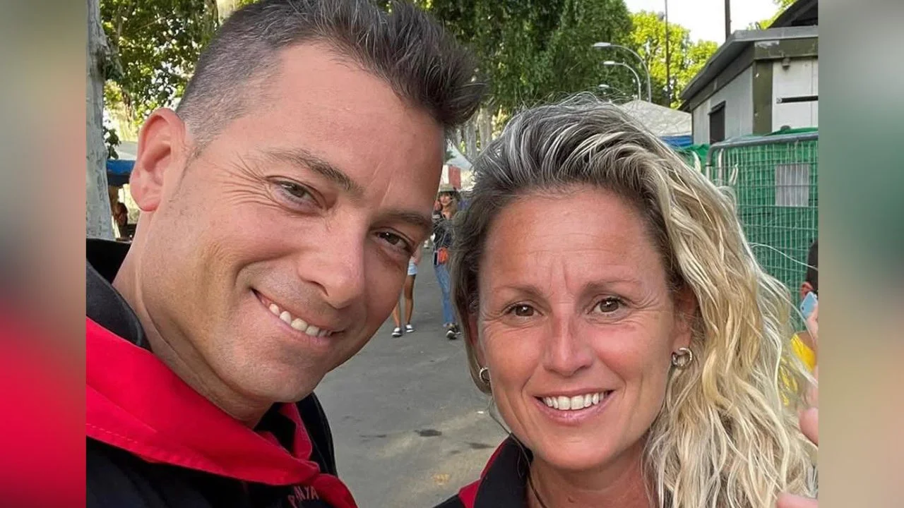 Sergi Vélez y su pareja Montse Minguez.