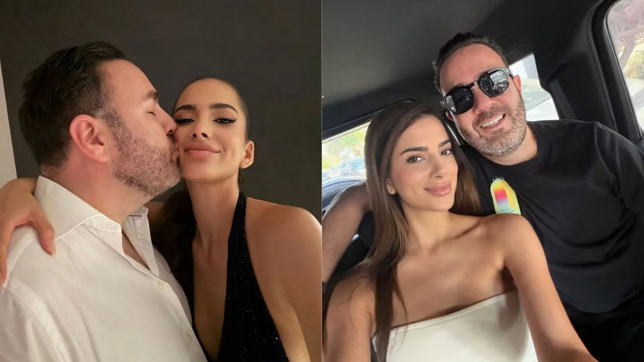Suheyn Cipriani y su pareja Luis Felipe.