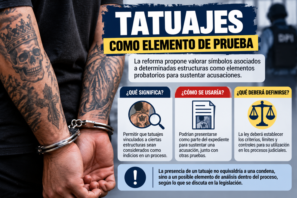 Los tatuajes se incluye en las reformas