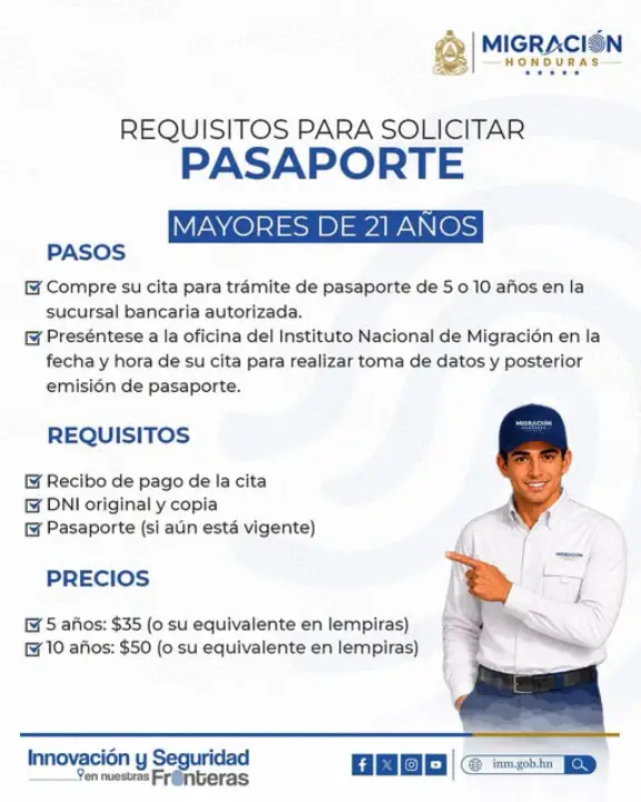 Pasaporte hondureño