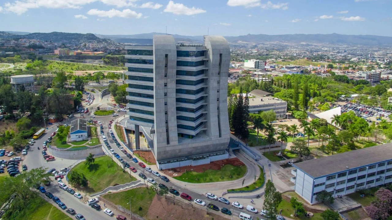Instalaciones de la UNAH en Tegucigalpa.